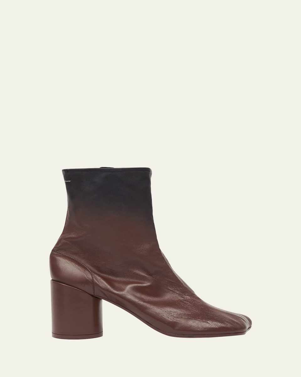 Anatomic Ombre Leather Ankle Boots
